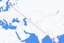 Flights from Pattaya, Thailand to Helsinki, Finland
