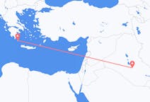 Flights from Najaf to Kythera