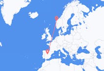 Flights from Volda, Norway to Madrid, Spain