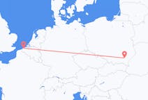 Fly fra Ostend til Rzeszów
