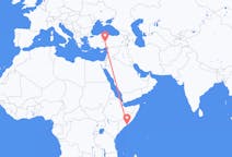 出发地 索马里出发地 摩加迪休目的地 土耳其Nevsehir的航班