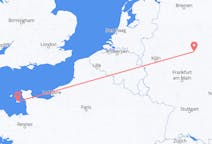 Flyreiser fra Saint Helier, Jersey til Kassel, Tyskland