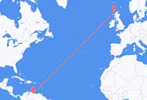 Flyreiser fra Valencia, Venezuela til Stornoway, Skottland