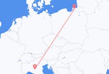 Vluchten van Kaliningrad naar Parma