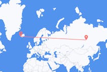 Flights from Lensk, Russia to Reykjavik, Iceland