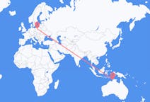 Flyrejser fra Darwin, Australien til Bydgoszcz, Polen