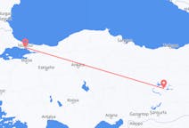 Flyg från Elazığ, Turkiet till Istanbul, Turkiet
