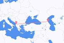 Flyg från Machatjkala, Ryssland till Tirana, Albanien