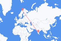 Flights from Bengaluru, India to Kiruna, Sweden