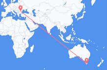 Flyg från Hobart, Australien till Bukarest, Rumänien