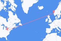 Flights from Pittsburgh, the United States to Bergen, Norway