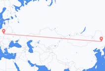 Flyreiser fra Harbin, Kina til Lublin, Polen