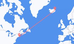 Flights from Nantucket, the United States to Egilsstaðir, Iceland