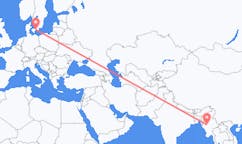 Flights from Bagan to Malmo