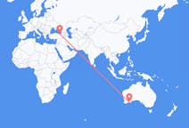 Flyrejser fra Esperance, Australien til Trabzon, Tyrkiet