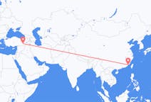 Flyreiser fra Xiamen, til Diyarbakir