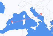 Flights from Dubrovnik in Croatia to Palma de Mallorca in Spain