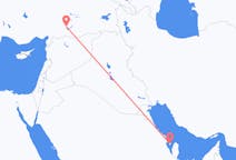 Loty z Al-Bahrajn, Bahrajn do Adiyamana, Turcja