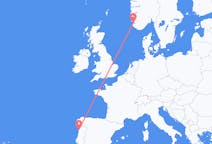 Flyreiser fra Porto, Portugal til Stavanger, Norge