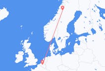 Flug frá Hemavan, Svíþjóð til Brussel, Belgíu