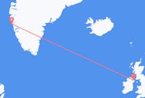 出发地 格陵兰出发地 瑪尼特索克前往北爱尔兰的贝尔法斯特的航班