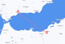 Flyg från Tlemcen, Algeriet till Malaga, Spanien