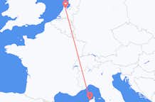 Flyg från Calvi, Frankrike till Amsterdam, Nederländerna