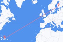 Flyg från Cap-Haïtien, Haiti till Tammerfors, Finland
