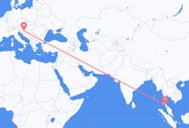 泰国出发地 董里飞往泰国目的地 萨格勒布的航班