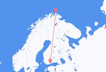 Vluchten van Helsinki naar Mehamn