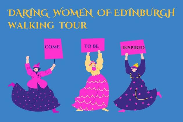 爱丁堡徒步之旅的大胆女性