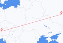 Fly fra Lipetsk til Salzburg