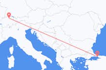 Flyreiser fra Istanbul, til Zürich