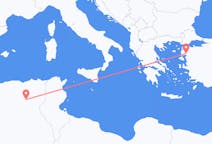 Flyrejser fra Biskra, Algeriet til Edremit, Tyrkiet