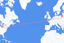 美国出发地 代頓 (印地安納州)飞往美国目的地 华沙的航班