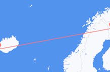 Vols depuis Kolari, Finlande à Reykjavík, Islande