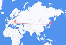 Flights from Kushiro, Japan to Sibiu, Romania