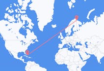 Flyg från George Town, Bahamas till Kirkenes, Norge