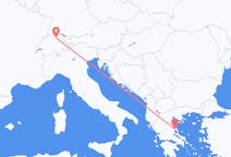 Flyreiser fra Zürich, Sveits til Volos, Hellas