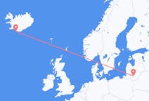 Flights from Vestmannaeyjar, Iceland to Kaunas, Lithuania