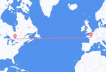 出发地 加拿大北灣目的地 法国图尔的航班