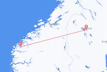 Fly fra Volda til Östersund