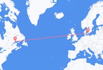 Loty z Sept-Îles w Kanadzie do Kopenhagi w Danii