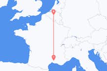 Flyreiser fra Brussel, Belgia til Nimes, Frankrike