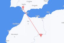 Vluchten van Béchar naar Jerez de la Frontera