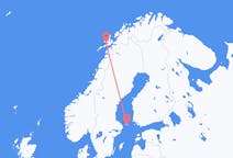 出发地 奥兰群岛出发地 玛丽港目的地 挪威斯托克馬克內斯的航班