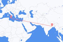 出发地 印度杜爾加布爾目的地 马耳他瓦莱塔的航班