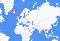 Flights from Bangkok, Thailand to Akureyri, Iceland