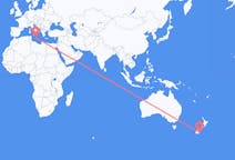 Flyg från Dunedin, Nya Zeeland till Malta (kommun), Malta