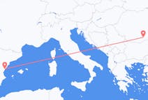 Flights from Castellón de la Plana in Spain to Bucharest in Romania